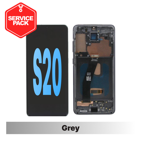 Samsung Galaxy S20 Service Pack Screen - Grey