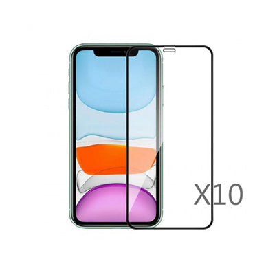 5D Full Coverage Tempered GLASS Screen Protector for iPhone 12 PRO MAX - 6.7' - 10 PACK