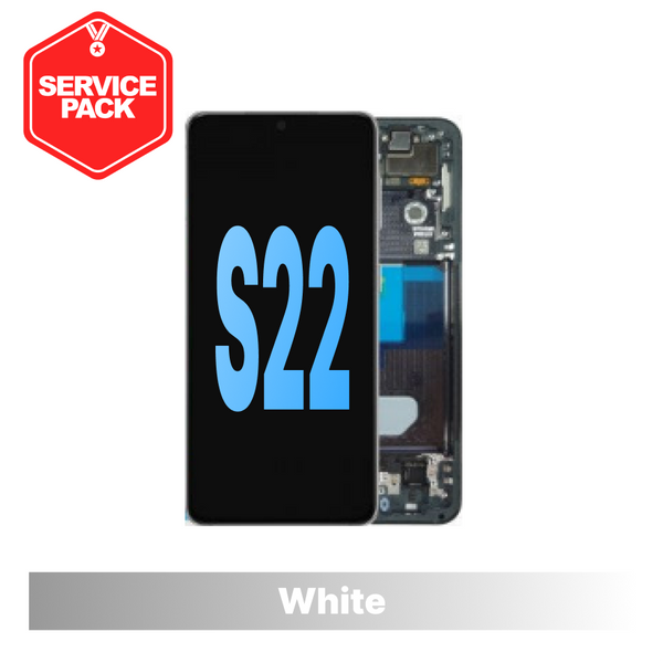 Samsung Galaxy S22 5G Service Pack Screen - White