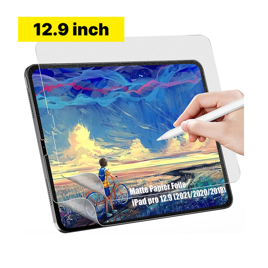 12.9 inch Tempered Glass for iPad 12.9 3rd/4th/5th/6th No Home Button - 2 Pack
