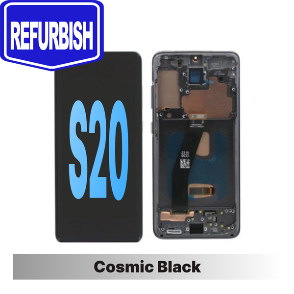 Samsung Galaxy S20 Refurbished - Black(B Grade)