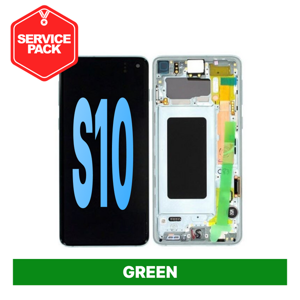 Samsung Galaxy S10 Screen Service Pack - Prism Green