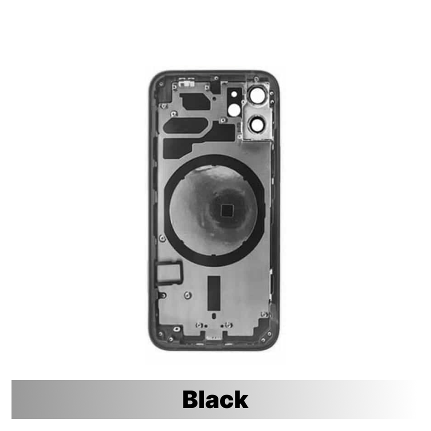 iPhone 12 Mini Oem Compatible Housing With Full Parts - Black