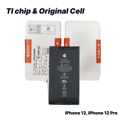 iPhone 12/12 Pro Replacement Battery - Super High Quality - TI chip replacement battery repair part