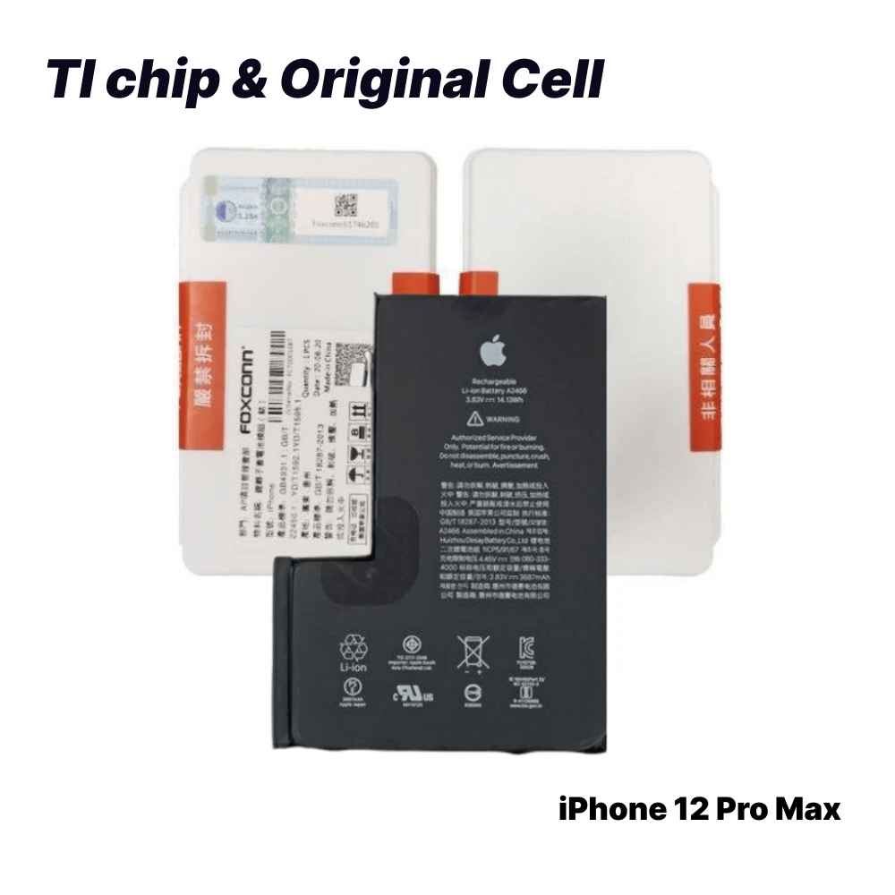 iPhone 12 Pro Max - Replacement Battery Super High Quality - TI chip replacement battery repair part