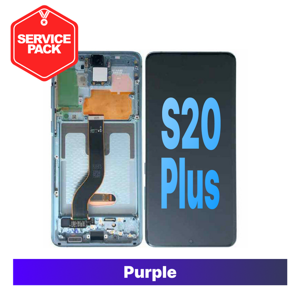 Samsung Galaxy S20 Plus Service Pack Screen - Purple