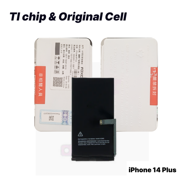 iPhone 14 Plus - Battery Super High Quality - TI chip & Original Cell