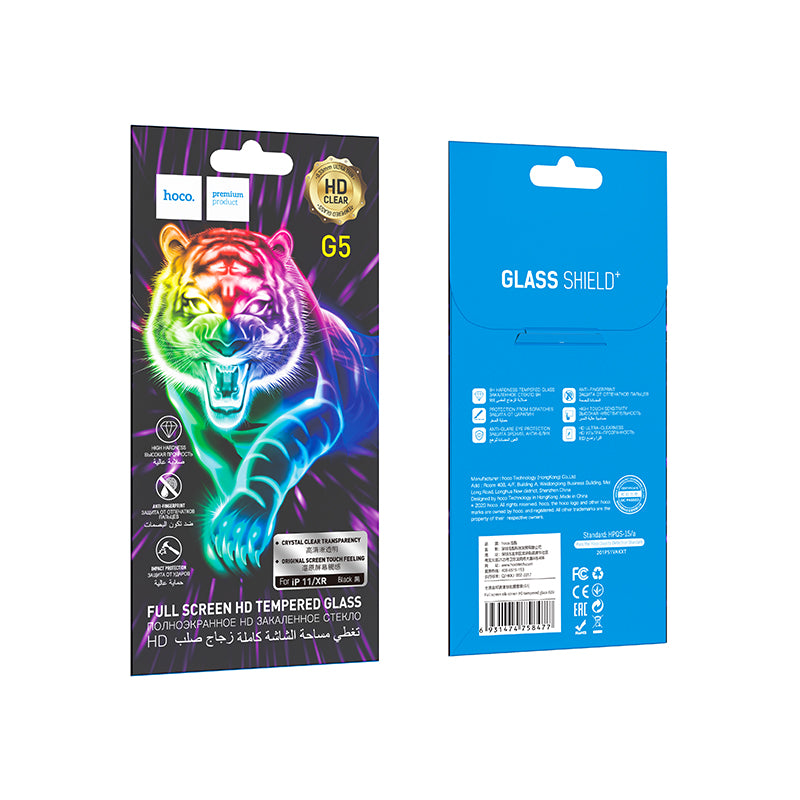 HOCO G5 Full Silk Screen HD Tempered Glass For iP12 Pro Max - 10 Pack