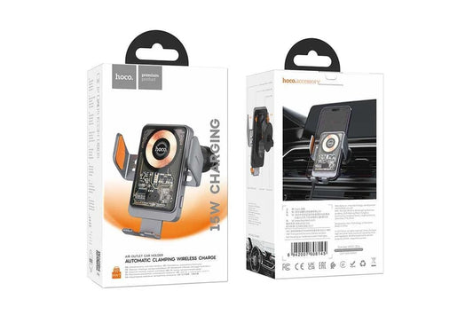 HW7 Transparent Discovery Edition wireless Car Phone Holder wholesale mobile accessory