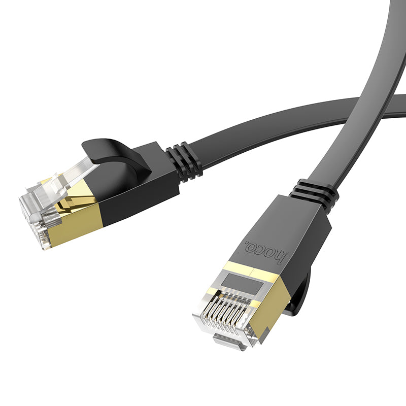 US07 General pure copper flat network cable(L=20M) - Black