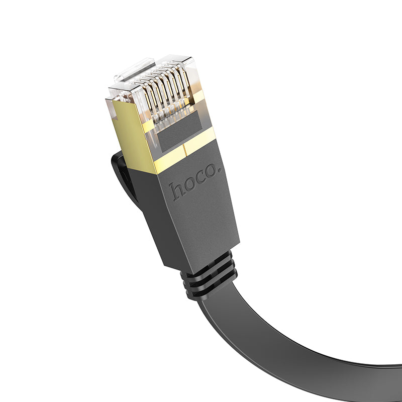 US07 General pure copper flat network cable(L=20M) - Black