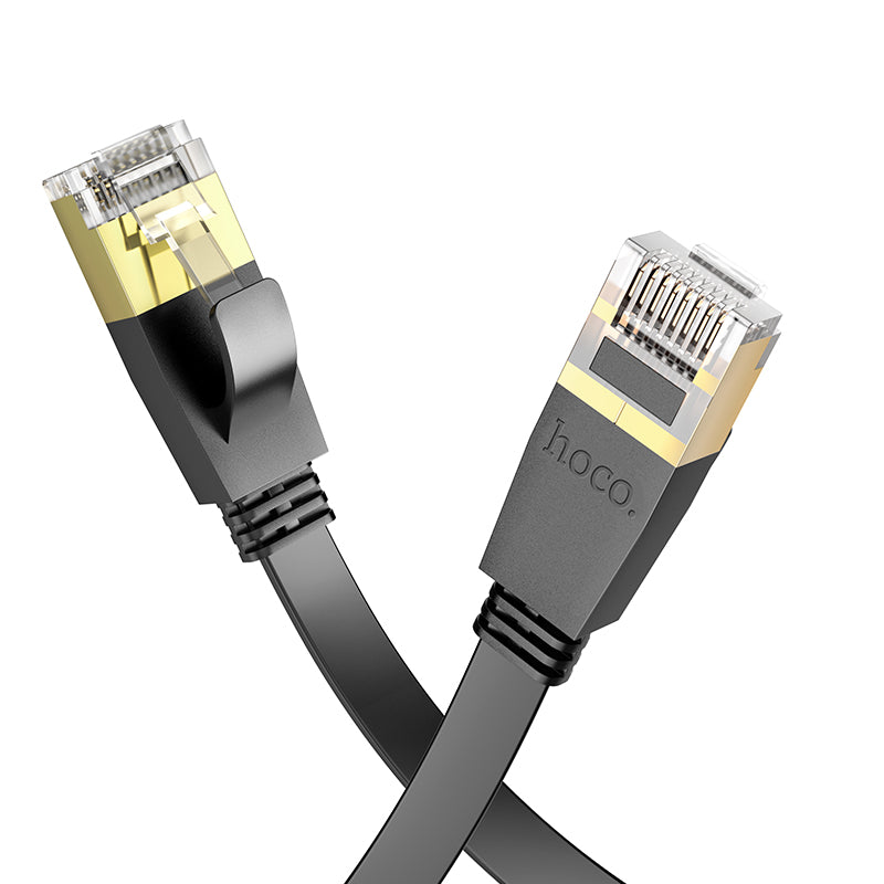 US07 General pure copper flat network cable(L=20M) - Black