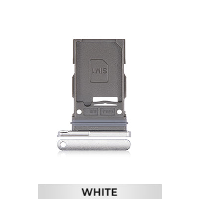 Single SIM Card Tray for Samsung Galaxy S21FE-White-OEM