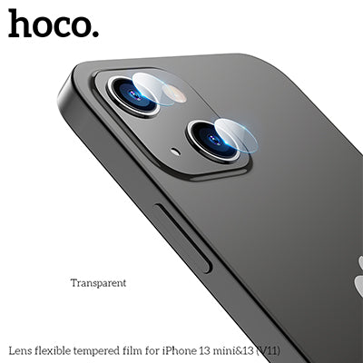 HOCO V11 Camera Lens Flexible tempered glass Protector- iPhone 13 mini/13