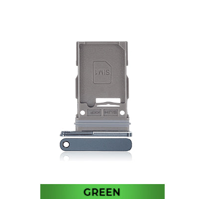 Single SIM Card Tray for Samsung Galaxy S22 Ultra-Green-OEM