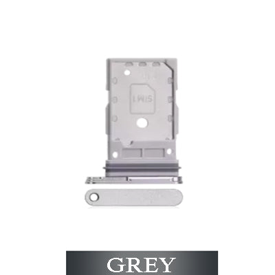 Dual SIM Card Tray for Samsung Galaxy S24 FE-Grey-Oem