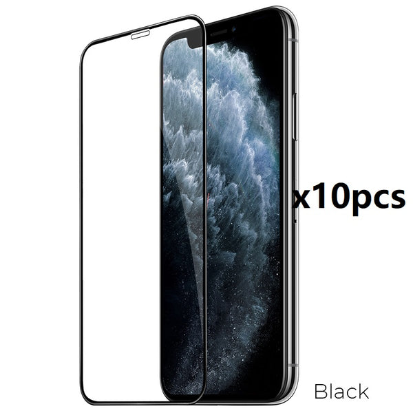 HOCO G5 Full Silk Screen HD Tempered Glass For iPXs Max/11PM - 10 Pack