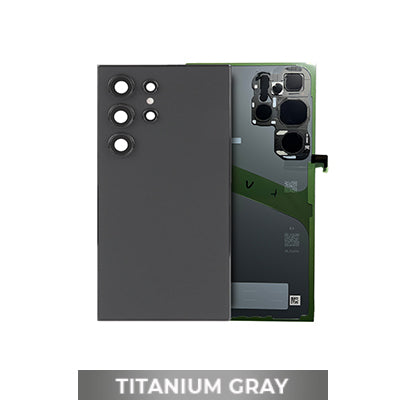 Samsung Galaxy S24 Ultra Back Glass Replacement - Phantom Gray back glass replacement part