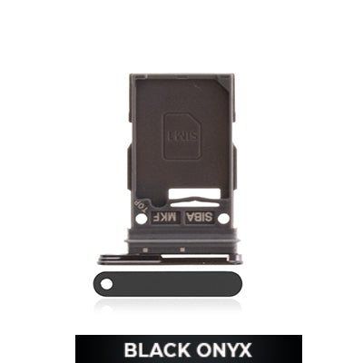 Single SIM Card Tray for Samsung Galaxy S24/S24 Plus-Onyx Black-OEM