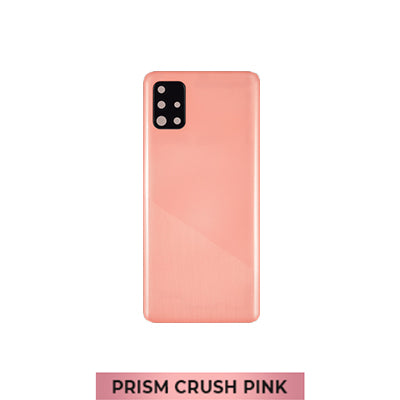 Samsung  A51 4G/A515 Back Glass With Camera Lens And Adhesive - Prism Crush Pink