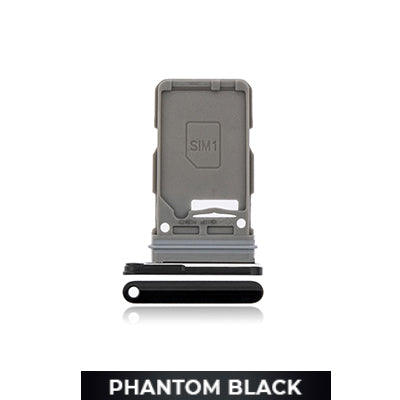Single SIM Card Tray for Samsung Galaxy S21 Plus-Phantom Black-OEM