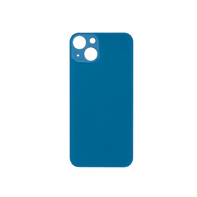 iPhone 13 - Compatible Back Glass Aftermarket - Blue (Big Hole)