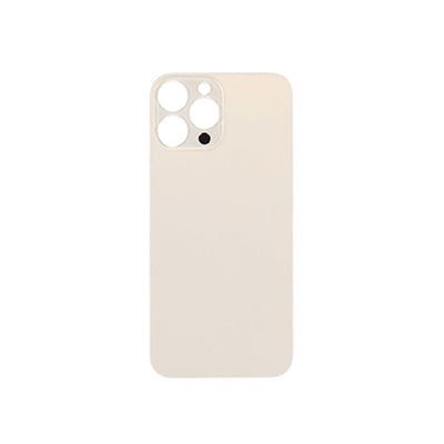 iPhone 13Pro Compatible Back Glass Aftermarket - Gold (Big Hole)