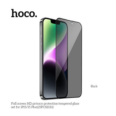Hoco G11 Full Screen HD Privacy Protection Tempered Glass Screen Protector for iP14Pro/ 15