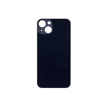 iPhone 13 - Compatible Back Glass Aftermarket - Black (Big Hole)