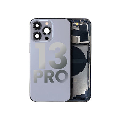 iPhone 13Pro Housing With Parts (NO Charging Port) - Blue