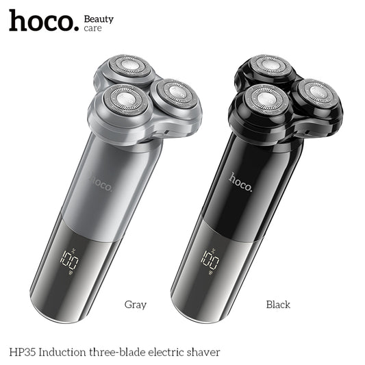 Hoco HP35 Induction three-blade electric shaver - Black