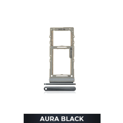 Single SIM Card Tray for Samsung Galaxy Note 10 Plus-Aura Black-OEM