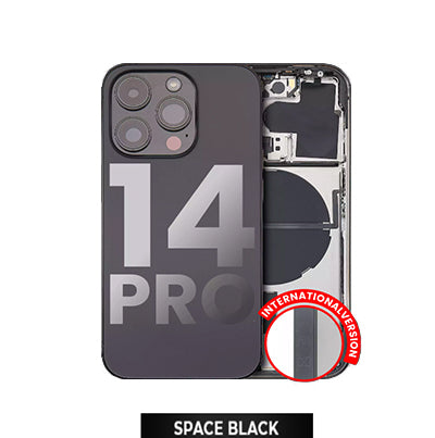 iPhone 14 Pro Back Housing With Small Parts - Space Black