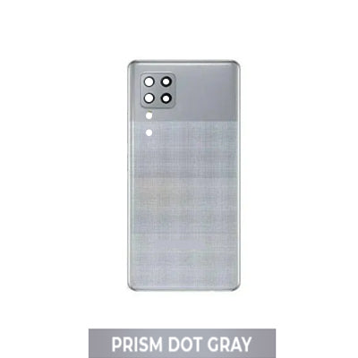 Samsung A42 5G/A426 Back Glass With Camera Lens And Adhesive - Prism Dot Gray