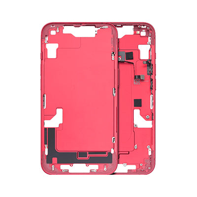 iPhone 14 Oem Compatible Housing with Full Parts - Red