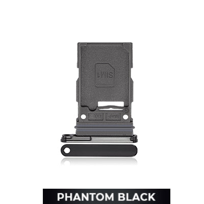 Single SIM Card Tray for Samsung Galaxy S23/S23 Plus-Phantom Black-OEM