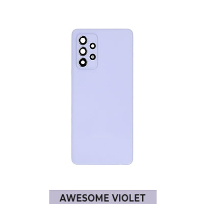 Samsung  A52 4G/A525 Back Glass With Camera Lens And Adhesive - Awesome Violet