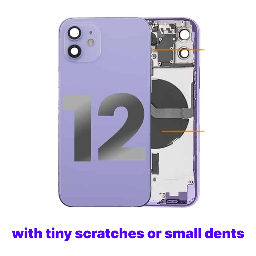 iPhone 12 Oem Compatible Housing with Full Parts - Purple