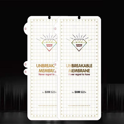 Unbreakable Membrane Screen Protector for Galaxy S22 Plus - 2 PACK