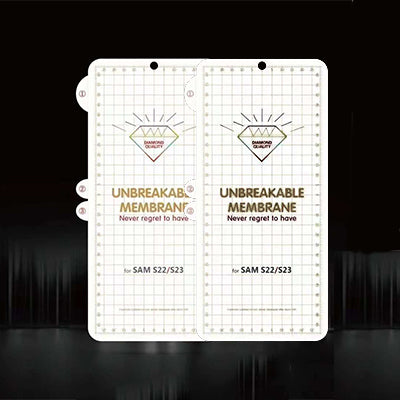 Unbreakable Membrane Screen Protector for Galaxy S23 - 2 PACK