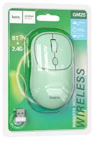 HOCO GM25 Royal dual-mode business wireless mouse - Green