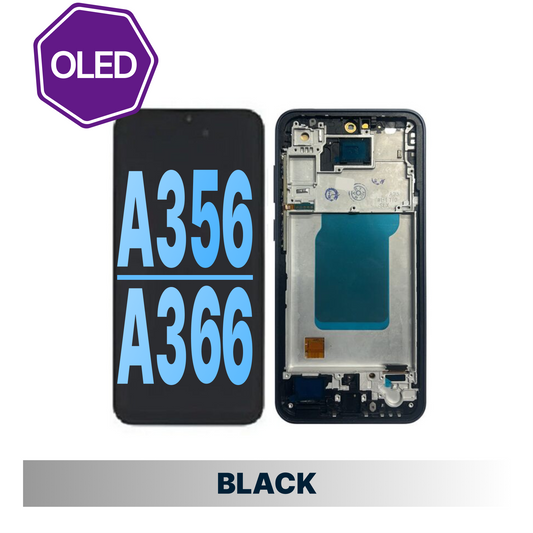 Samsung Galaxy A36/A366 5G HQ OLED Screen With Frame - Black