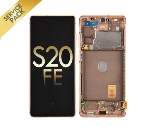 Samsung Galaxy S20FE Service Pack with Frame - Orange
