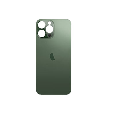 iPhone 13 Pro Max Compatible Back Glass Aftermarket - Green (Big Hole)