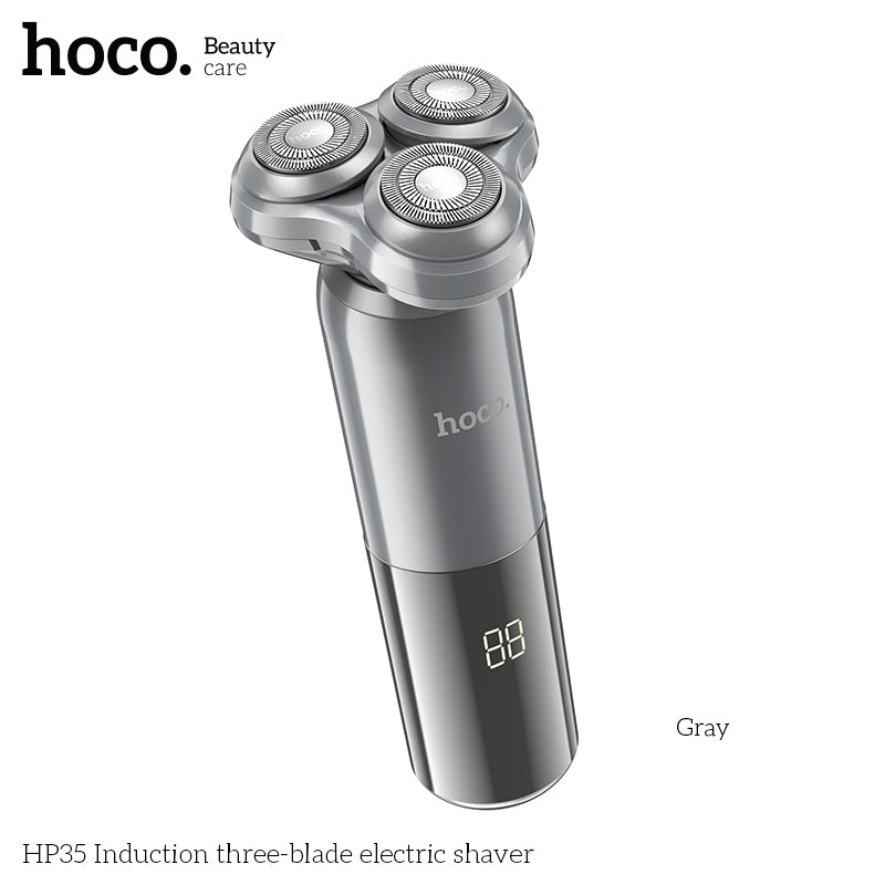 Hoco HP35 Induction three-blade electric shaver - Black