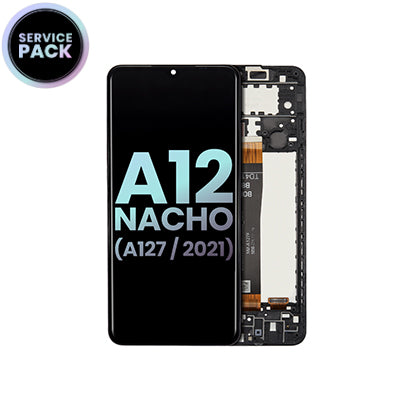 Samsung Galaxy A12S/A127 Genuine Original Service Pack - Black