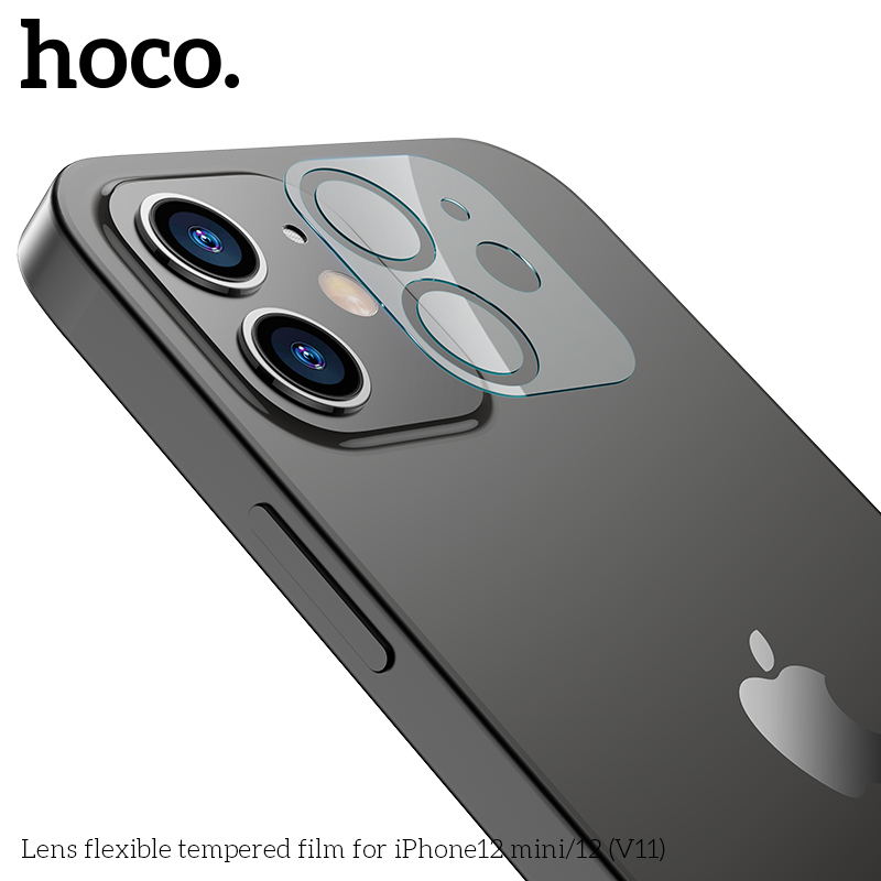 HOCO V11 Camera Lens Flexible tempered glass- iPhone 12