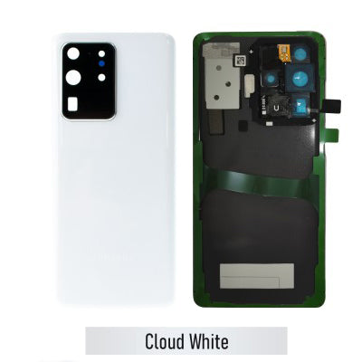 Samsung Galaxy S20 Ultra Back Glass Replacement - Cloud White back glass replacement part