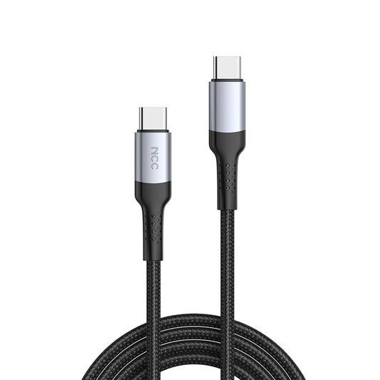 NCC D121AL USB-A To Lightning 12W 1.2M Braided & Aluminium Shell - Black