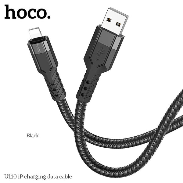 U110 iP charging data cable Black